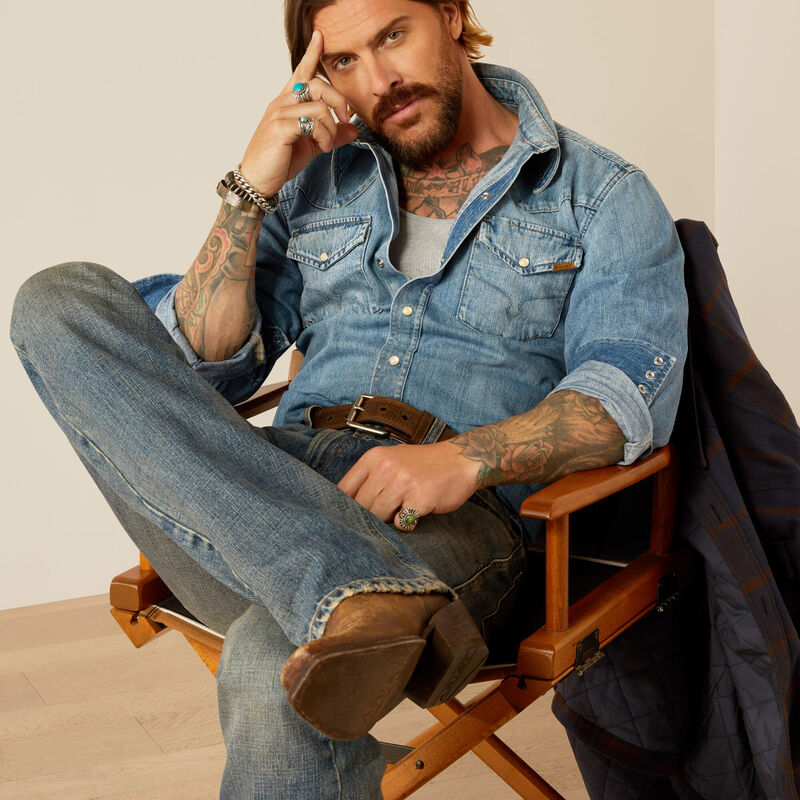 M5 Straight Yellowstone Rider Straight Leg Jeans