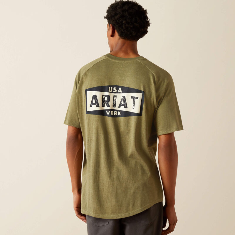 Rebar Cotton Strong Badge T-Shirt
