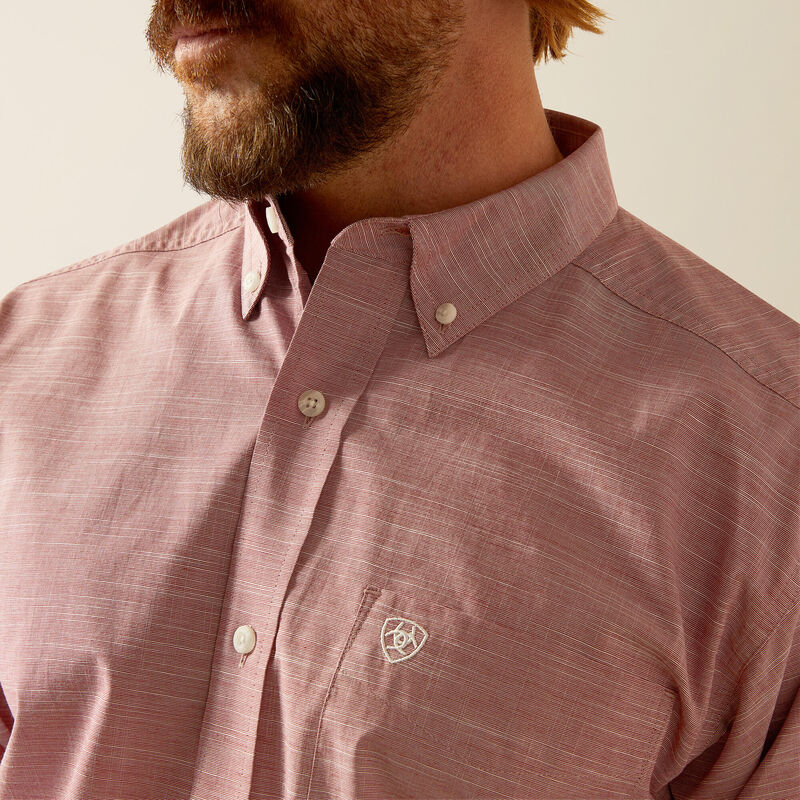 Solid Slub Classic Fit Shirt