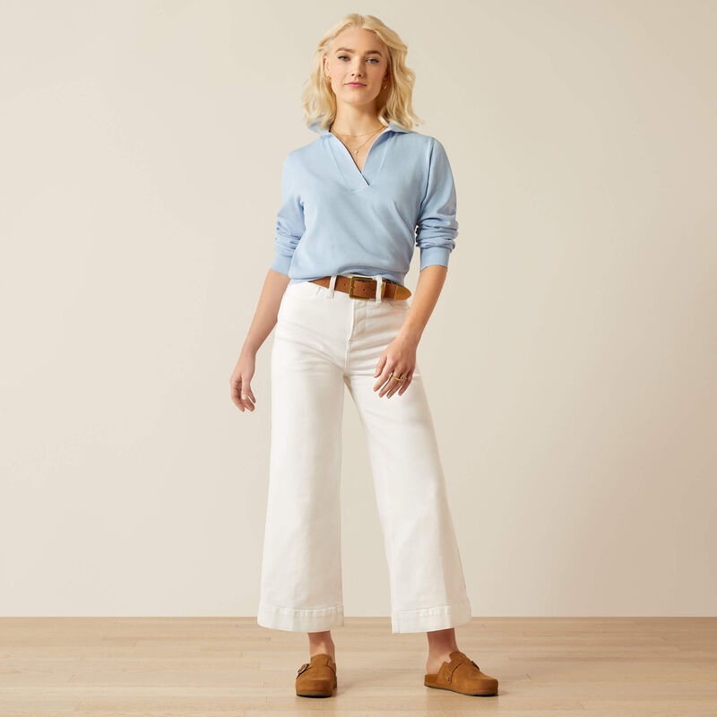 Ultra High Rise Countryside Wide Leg Crop Jeans