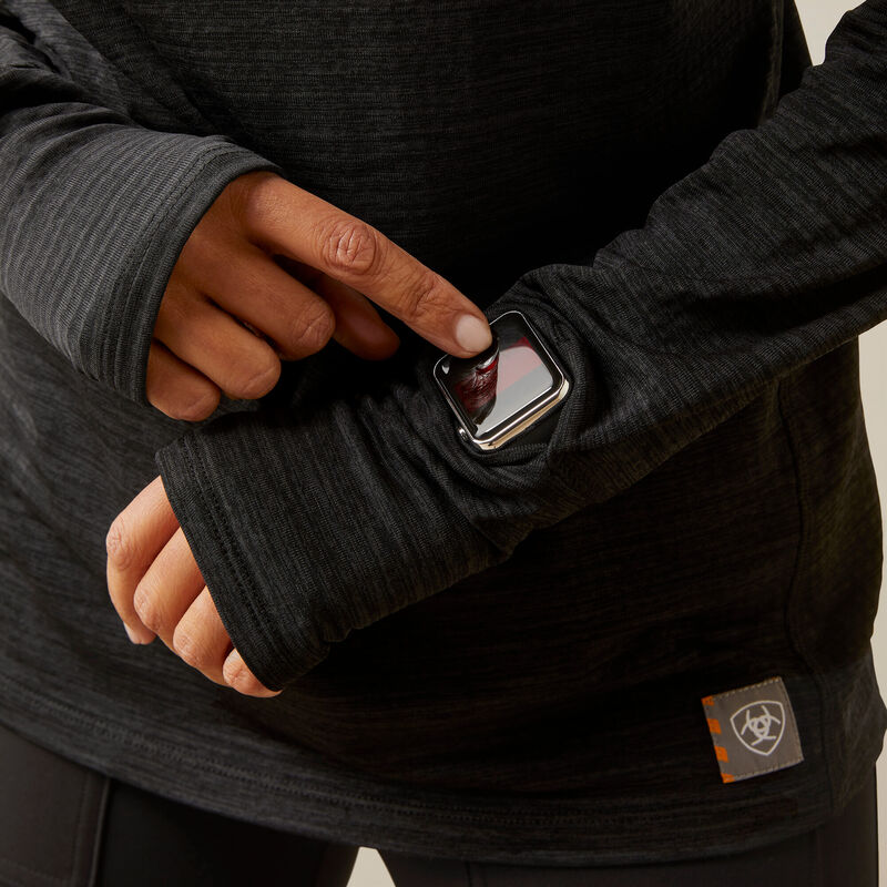 Rebar Gridwork Baselayer 1/4 Zip T-Shirt