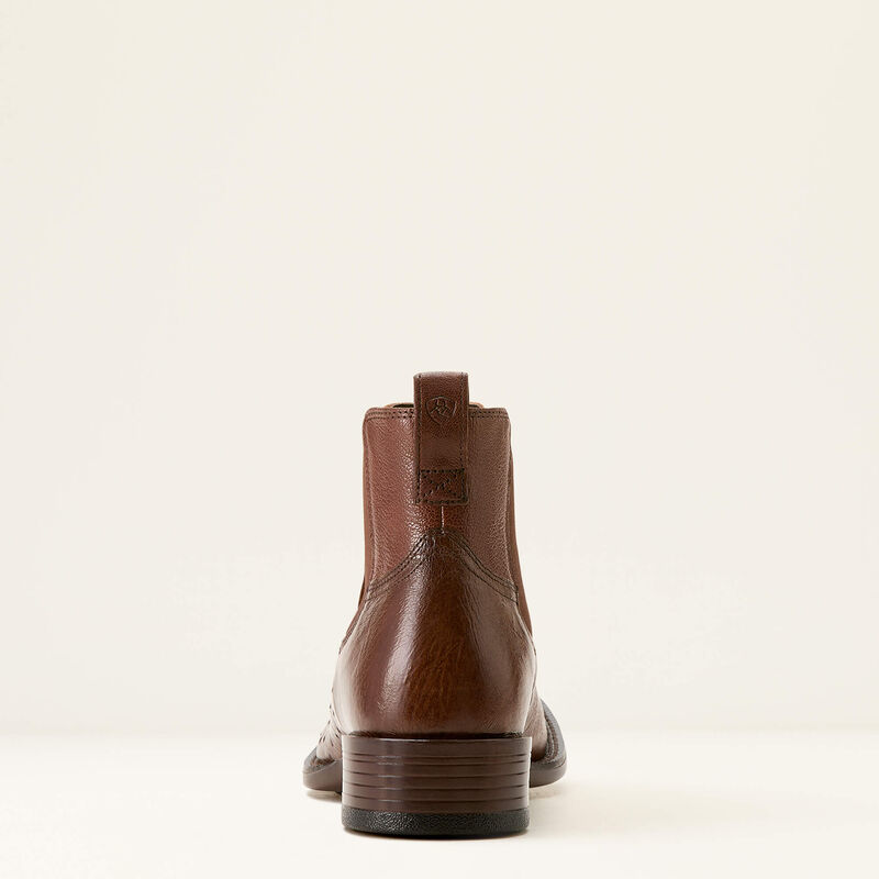 Booker Chelsea Wide Square Toe Western Boot