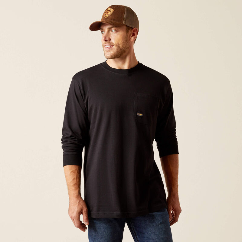 Rebar Cotton Strong Work Hard Live Free T-Shirt