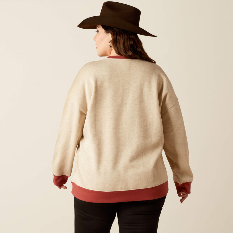 Roughstock Oversized Crew Sweatshirt