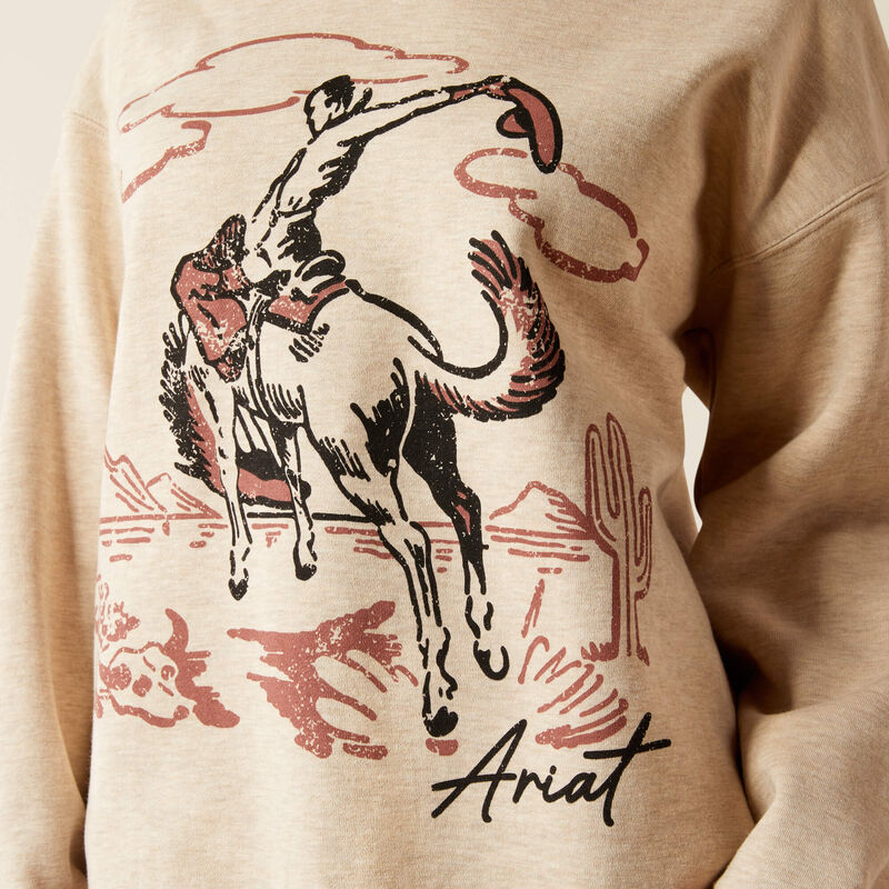 Roughstock Oversized Crew Sweatshirt