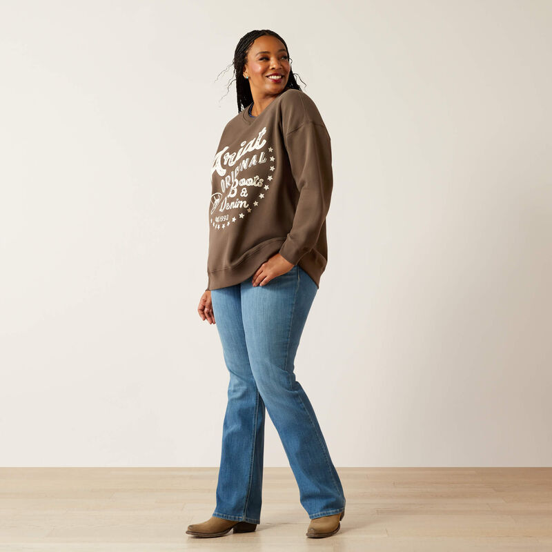 Oversized Crew Sweatshirt