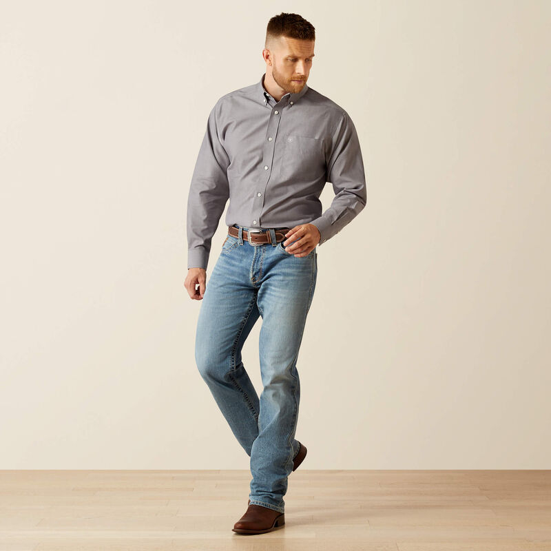 Wrinkle Free Solid Classic Fit Shirt