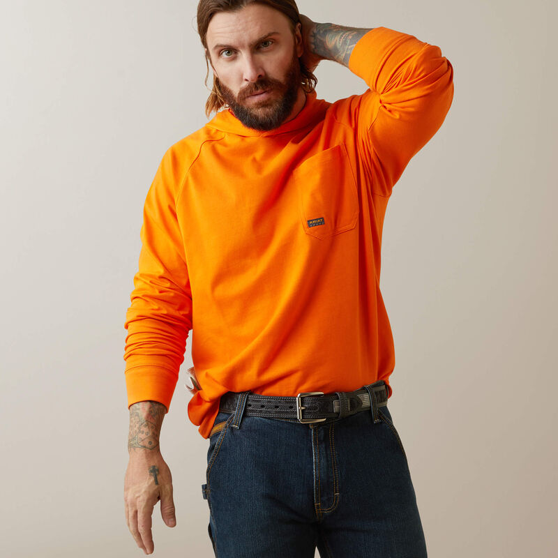 Rebar Cotton Strong Hooded T-Shirt