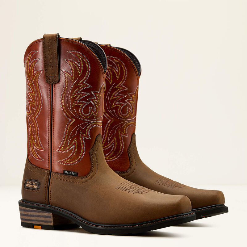 Ironside Square Toe Steel Toe Work Boot