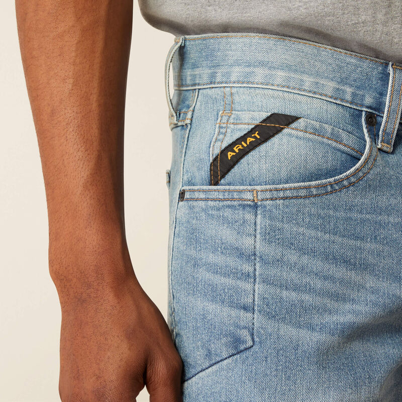 Rebar M4 Relaxed DuraStretch Basic Stackable Straight Leg Jean