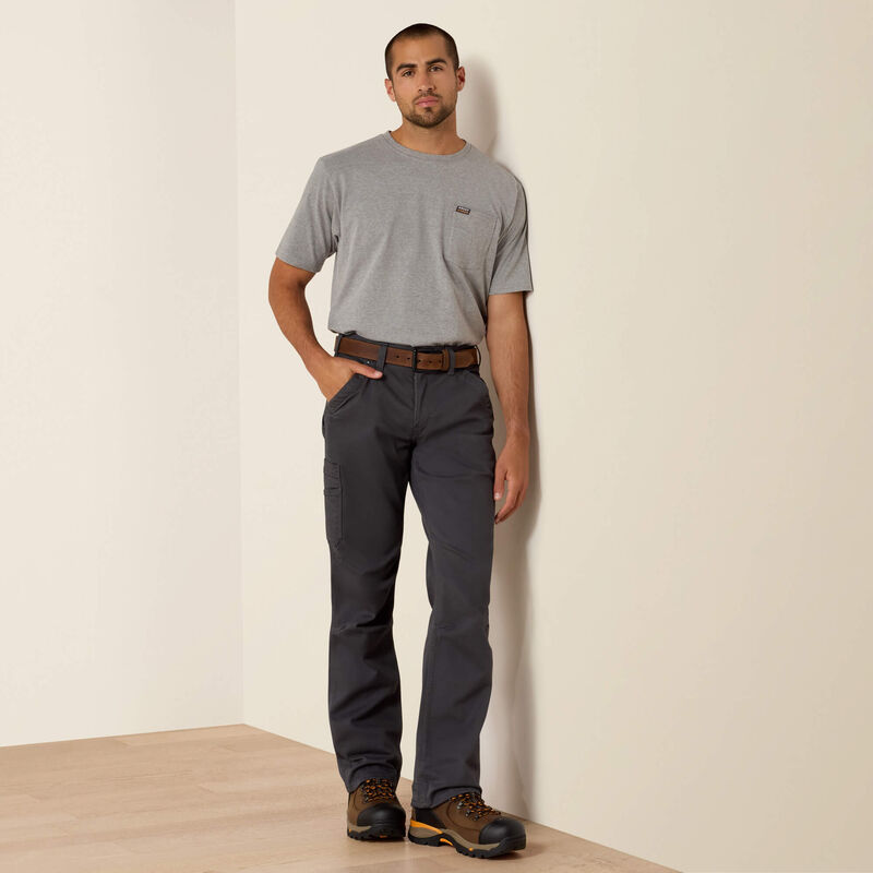 Rebar M4 Relaxed DuraStretch Washed Twill Dungaree Boot Cut Pant