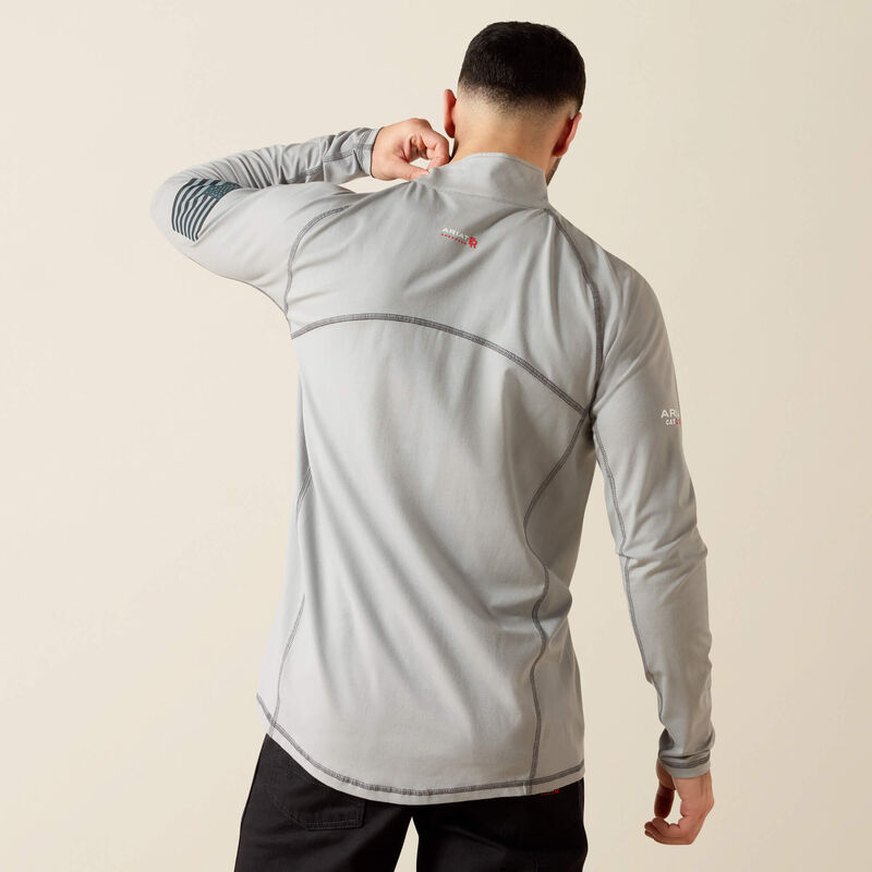 FR Combat Stretch Patriot 1/4 Zip Work Shirt