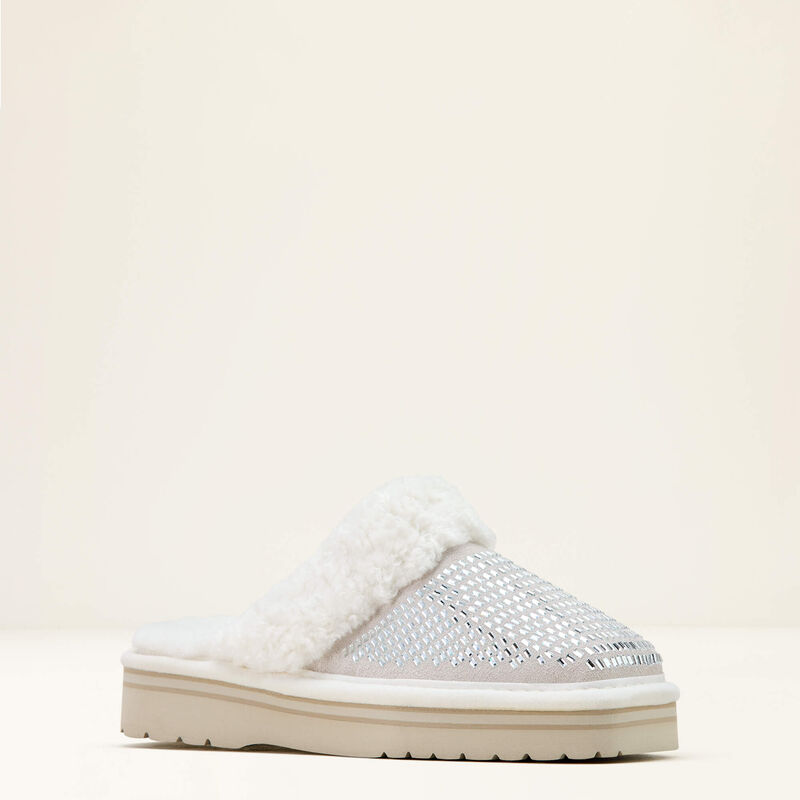 Jackie Square Toe Stack Slipper