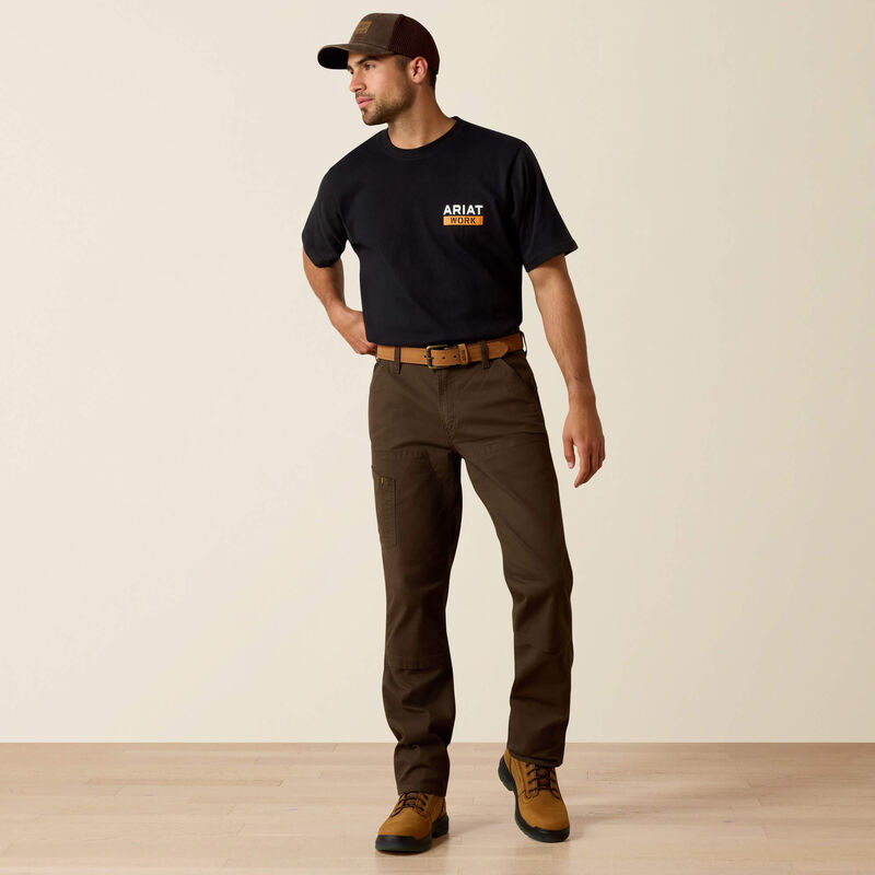 Rebar M4 Low Rise DuraStretch Made Tough Double Front Stackable Straight Leg Pant