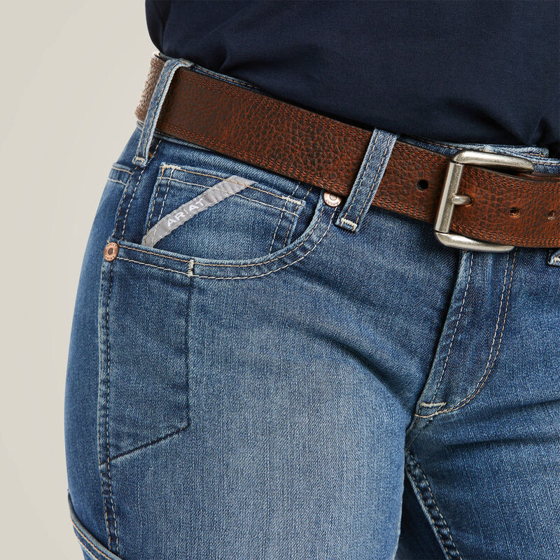 Rebar Mid Rise Raven DuraStretch Boot Cut Jean