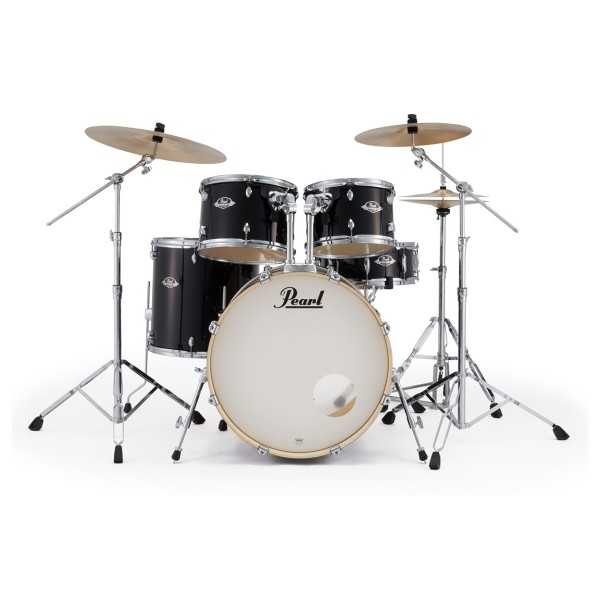 Pearl Export 22" Rock Drum Kit, Jet Black