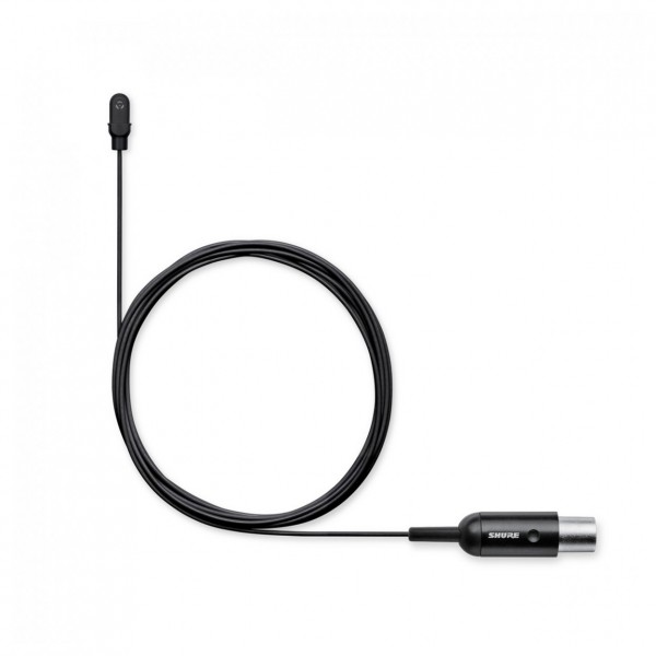 Shure DL4B/O-MTQG-A DuraPlex Lavalier Microphone, Black
