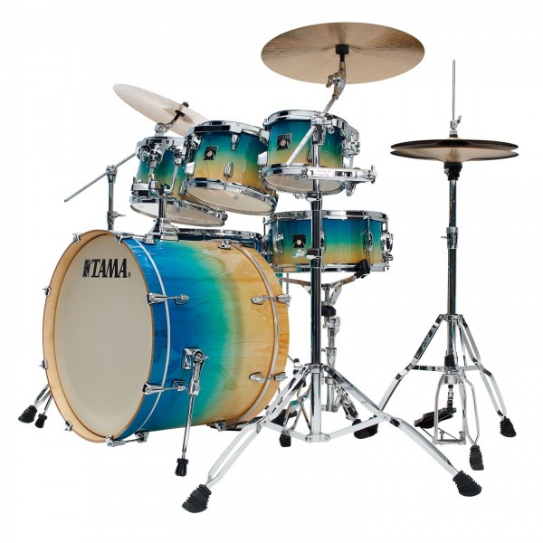 Tama Superstar Classic Exotix 22" 7pc, Caribbean Lacebark Pine Fade
