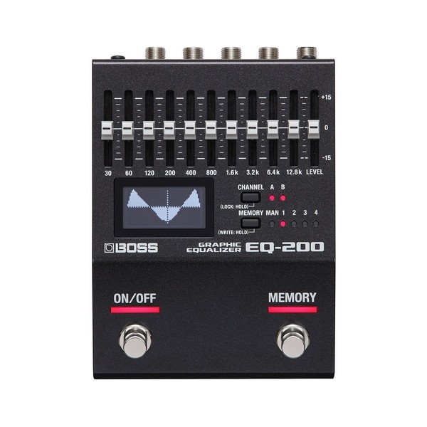 Boss EQ-200 Graphic Equalizer Pedal with MIDI Connection Cable