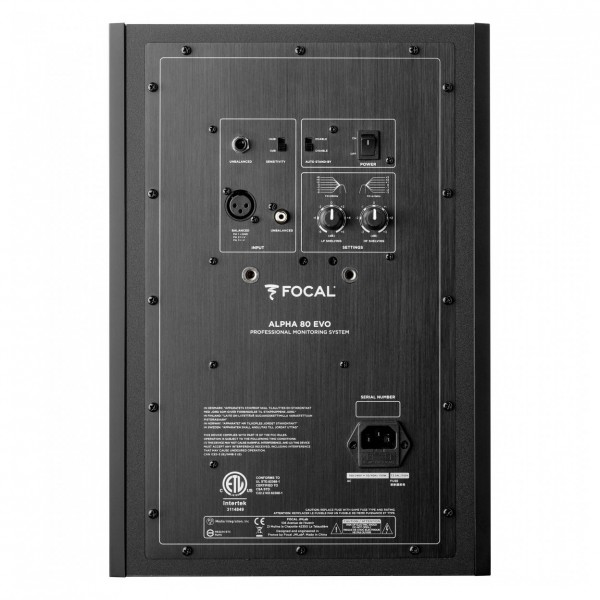 Focal Alpha 80 Evo Active Studio Monitor, Pair