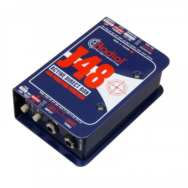 Radial J48 Phantom Powered Active DI Box