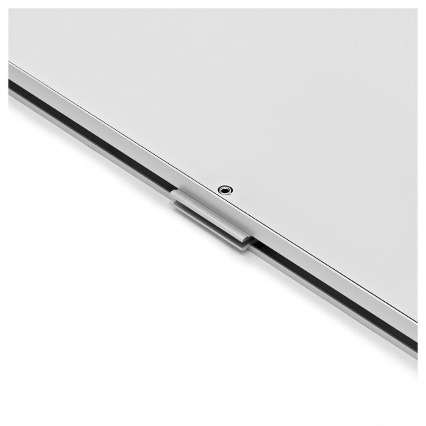 1m x 1m Portable Dance Floor Tile by Gear4music, White Finish