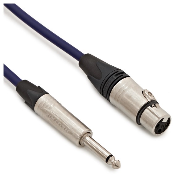 SubZero XLR (F) to Jack Cable with Neutrik Connectors, 3m