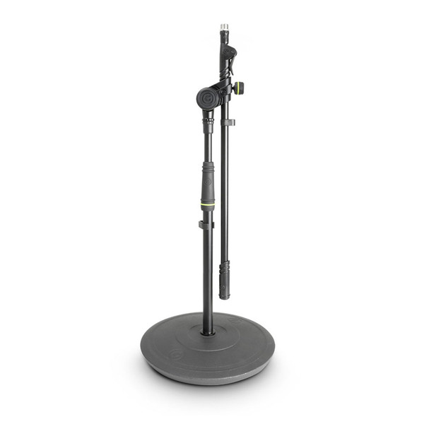 Gravity GMS2222B Short Microphone Stand with 2-Point Telescoping Boom