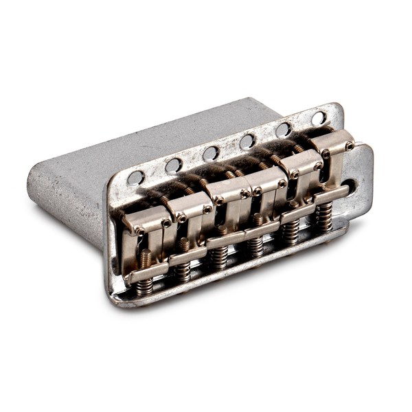 Gotoh GE101TS ST-Style Tremolo Bridge with Steel Block, Aged Chrome