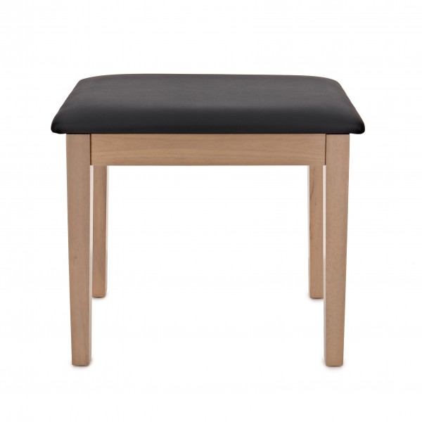 Piano Stool with Storage by Gear4music, Light Oak
