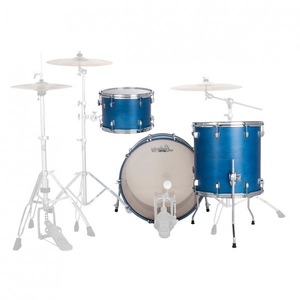 Ludwig Neusonic 22" Fab 3pc Shell Pack, Satin Royal Blue