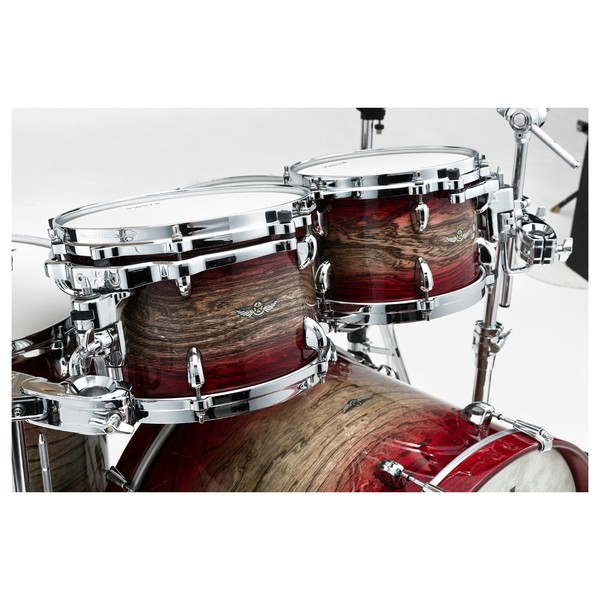 Tama Star Walnut 4pc Drum Shell Pack, Garnet Japanese Sen Burst