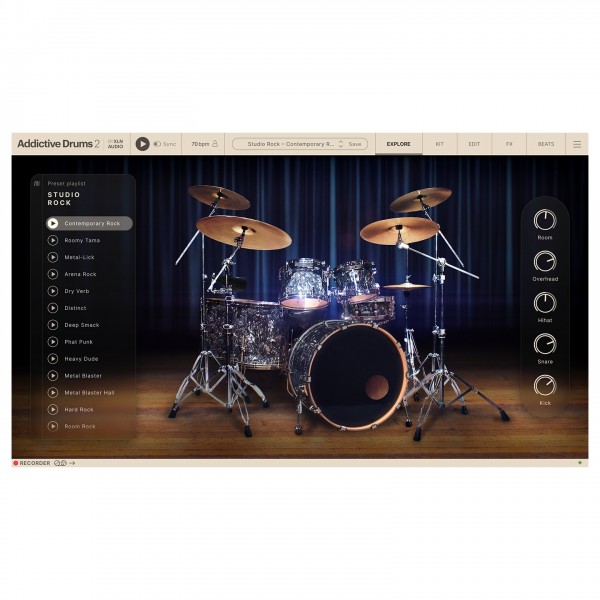XLN Addictive Drums 2: Studio Rock ADpak