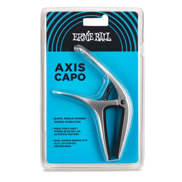 Ernie Ball P09601 Axis Capo, Silver