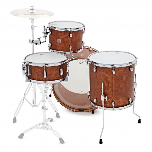Gretsch Catalina Club Rock 24" 4pc Shell Pack, Satin Walnut Glaze