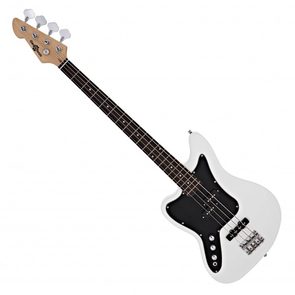Seattle Left Handed Bass Guitar + 15W Amp Pack, White