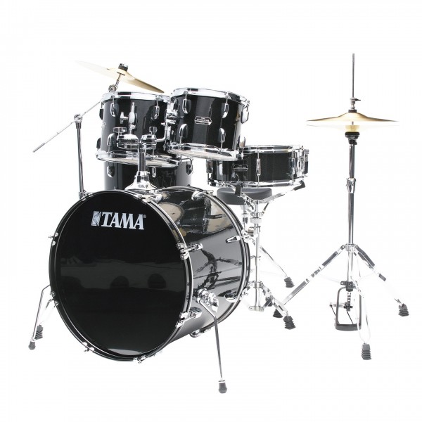 Tama Stagestar 22" 5pc Drum Kit w/Meinl Cymbals, Black Sparkle