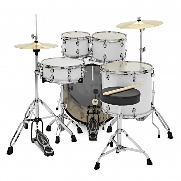 Premier Revolution 22" 5pc Drum Kit, White