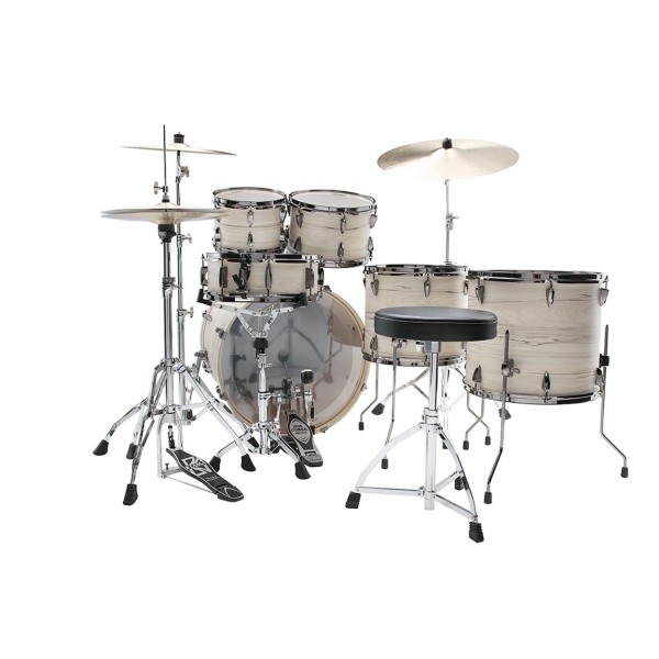 Tama Imperialstar 22" 6pc Drum Kit, White Birch