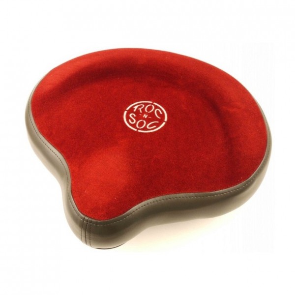Roc N Soc Cycle Seat & Three Leg High Base, Red