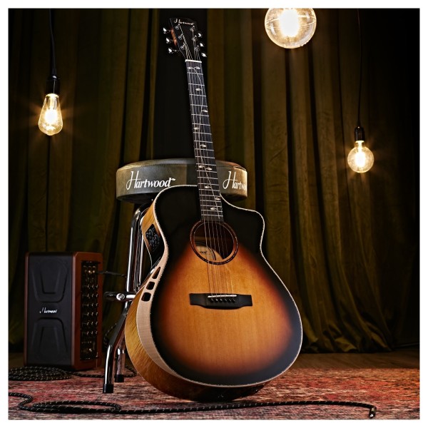 Hartwood Sonata-FX Concert Electro-Acoustic Guitar, Sunburst
