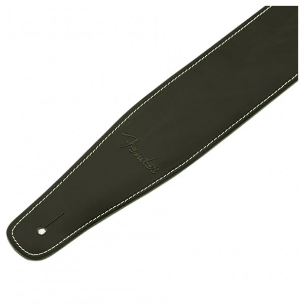 Fender Broken-In Leather Strap, Green, 2.5"