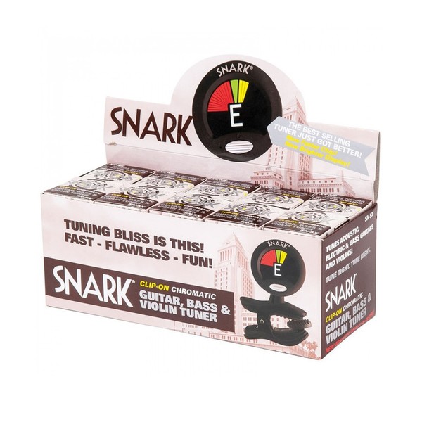 Snark SN5X Clip-On Guitar Bass and Violin Tuner, Black