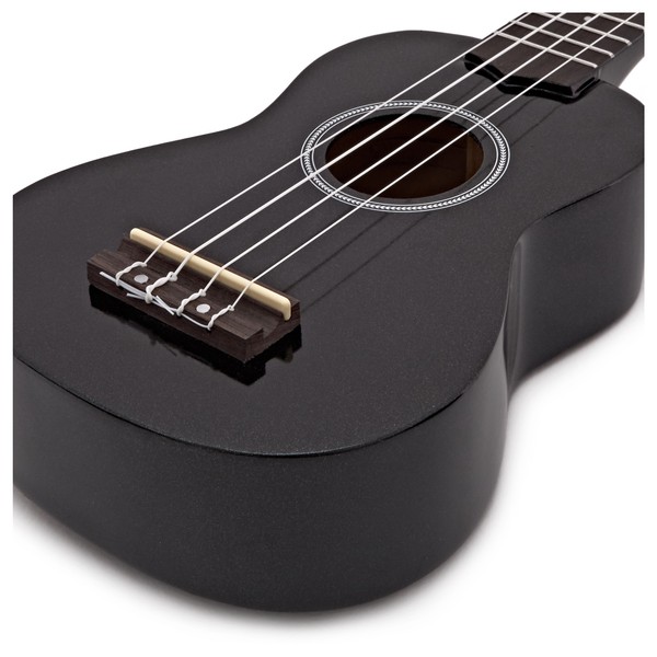Stagg Soprano Ukulele & Bag, Night Black