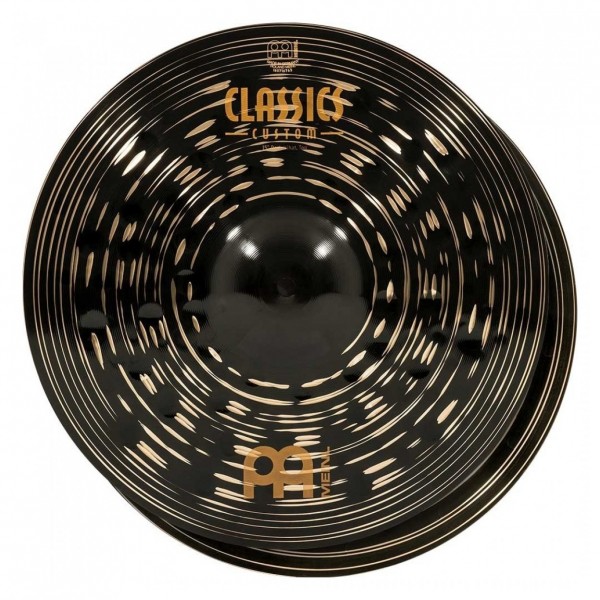 Meinl Classics Custom Dark 15" Hi-Hats & Hi-Hat Stand, Black