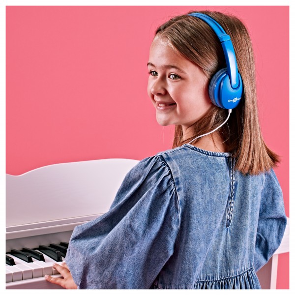 Kids Headphones, Blue, by Gear4music