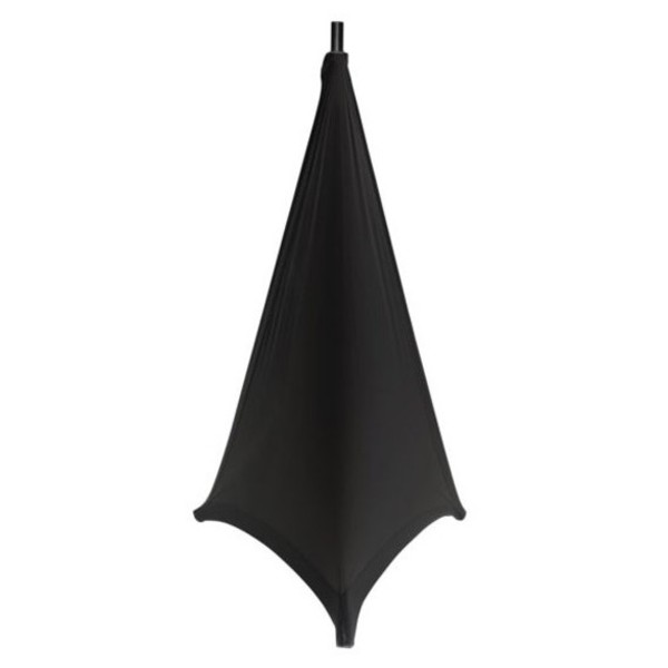 Gator GPA-STAND-2-B Black Stretchy Speaker Stand Cover, 2 Sides