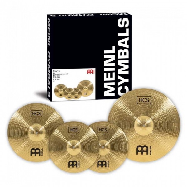 Meinl HCS Cymbal Set Plus Backpack & Compact Stick Bag