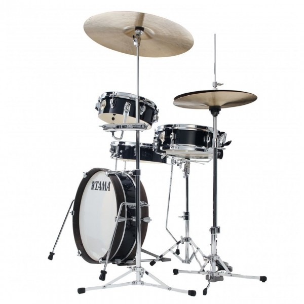 Tama Club-JAM Pancake 18" 4pc Shell Pack, Hairline Black