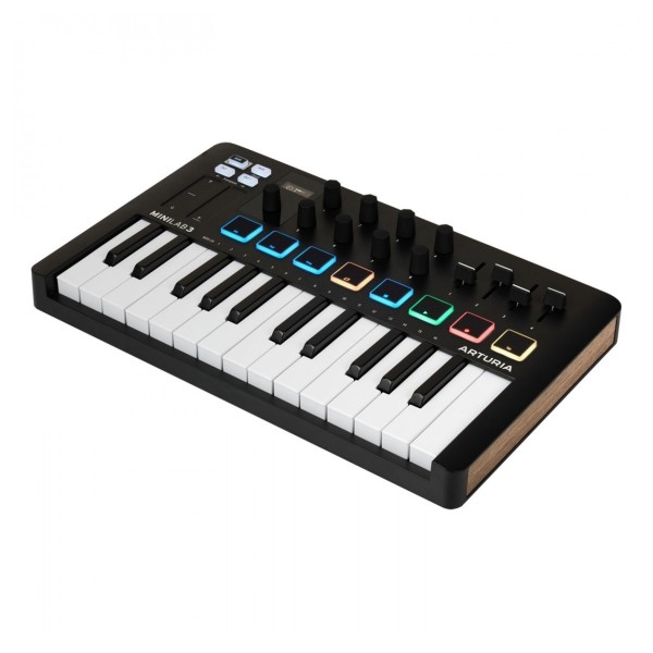 Arturia MiniLab 3, Black With Komplete 15 Ultimate Upgrade for Komplete Select (Boxed)